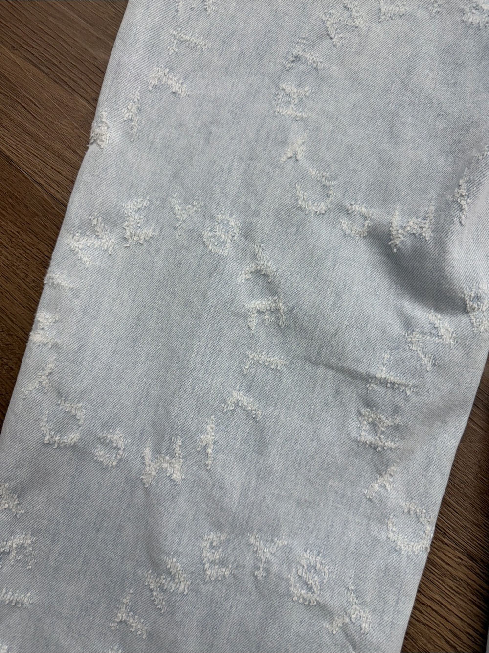 Stella McCartney Logi Pale Blue Wide-Leg Jeans Sz 27 - Picture 4 of 6